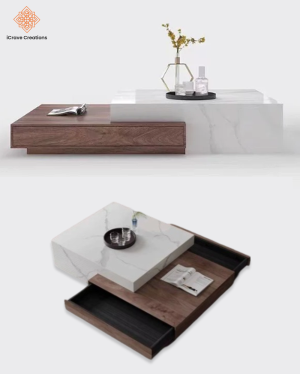 Modern Coffee Table with Drawer