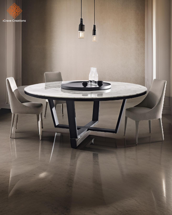 Solid Wood 4 Seater Dining Table