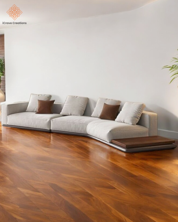 Modern 3 Seater Modular Sofa with Shelf