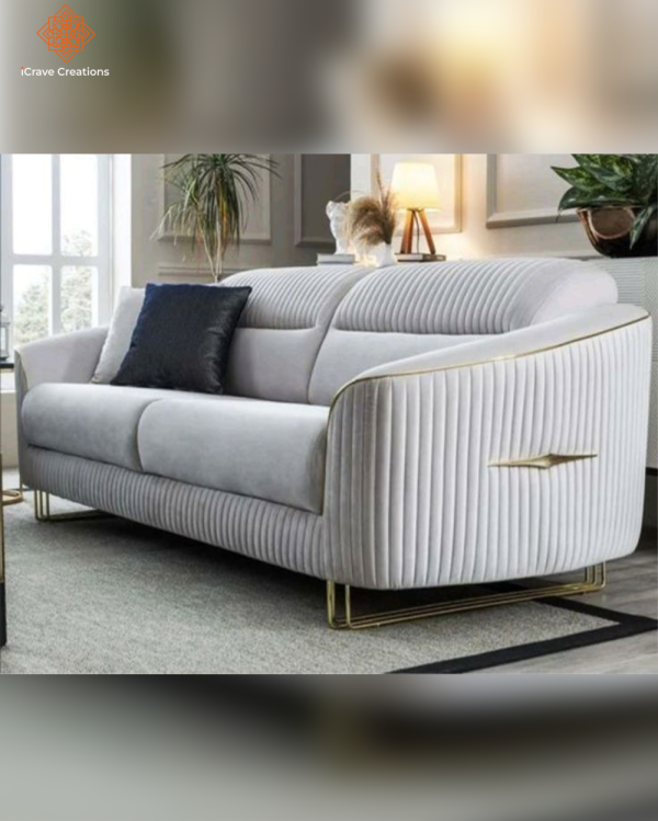 Modern 2 Seater Velvet Sofa