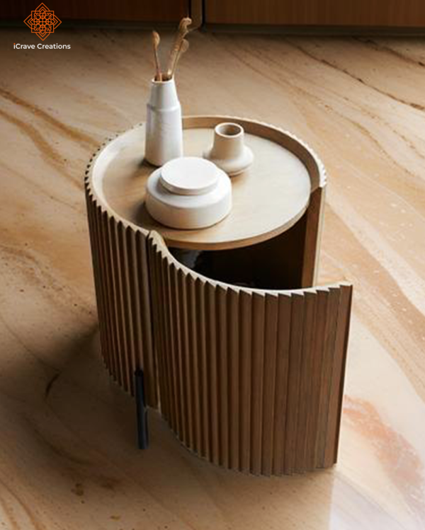 Creative Wood Side Table